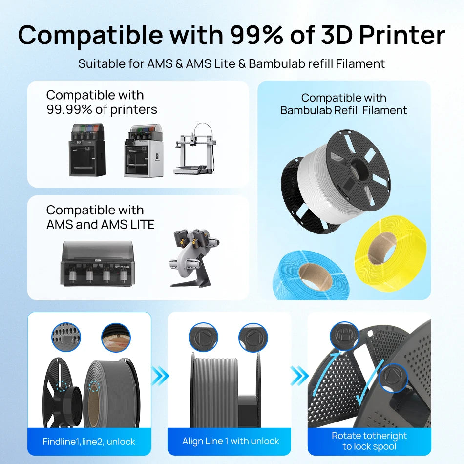 JAYO PLA Plus Filament For 3D Printing With Neat Winding