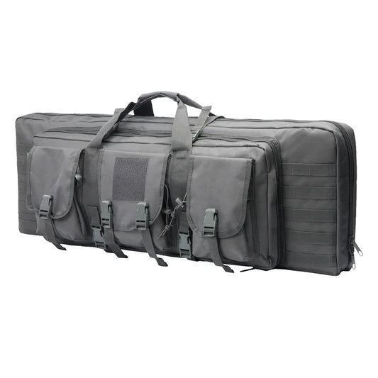 LQARMY Tactical Double Rifle Case Backpack With MOLLE Storage