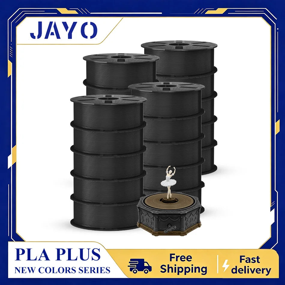 JAYO PLA Plus Filament For 3D Printing With Neat Winding