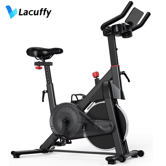 LACUFFY 32 Level Magnetic Resistance Bluetooth Home Exercise Bike