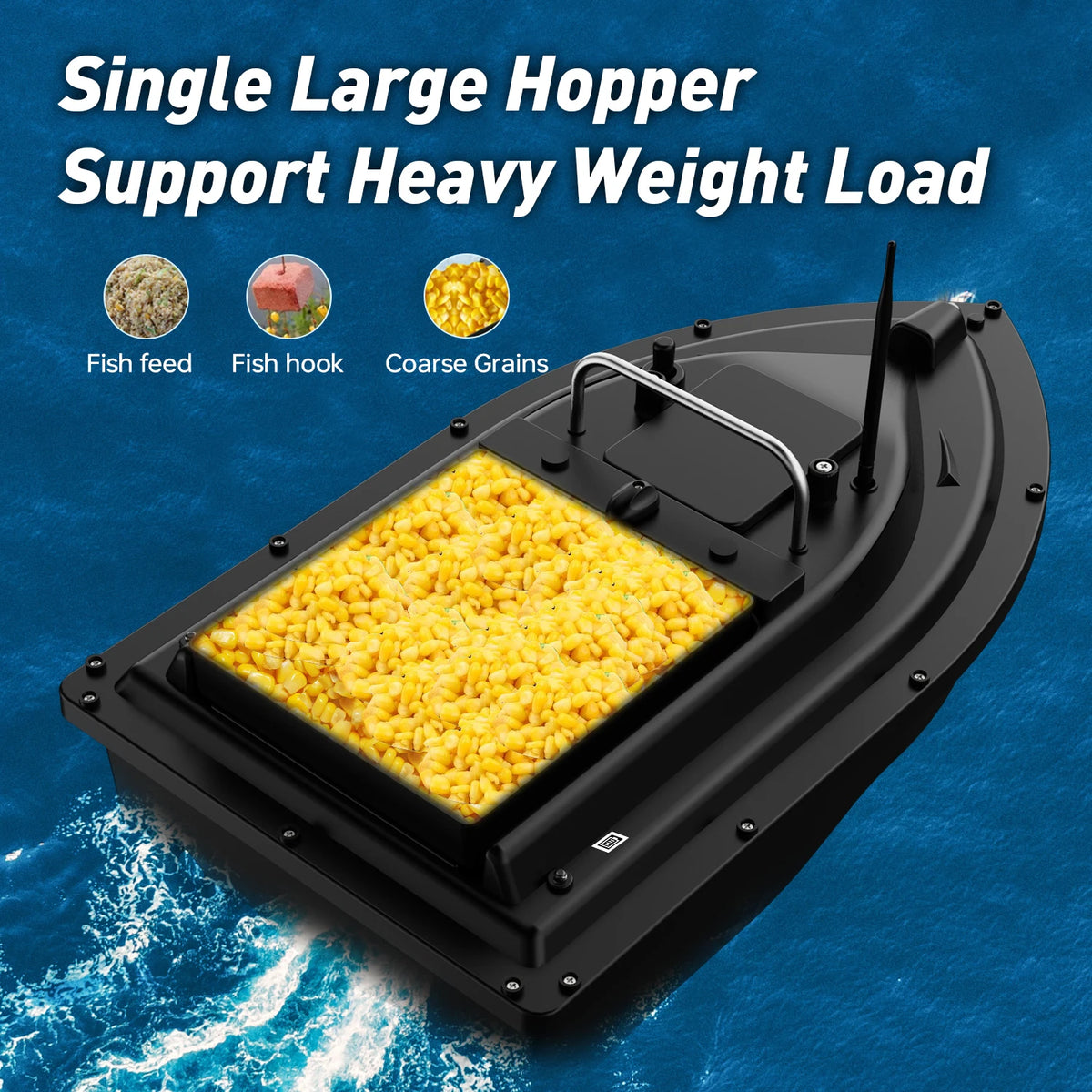 SHAN SHUIHUN Bait Boat With Single Tank And Twin Motors