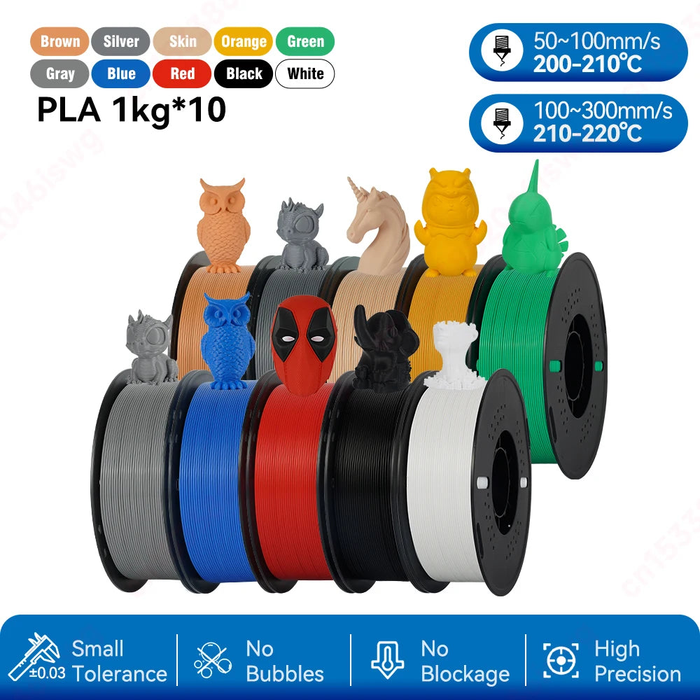 Torlipy PLA 3D Printer Filament for Reliable FDM Printing