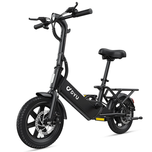 DYU C3 Folding Electric Bicycle With 500W Motor And Battery