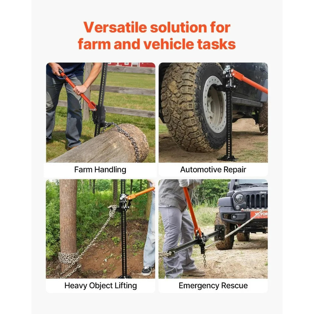 VEVOR 7000 Lbs Heavy Duty Ratcheting High Lift Jack