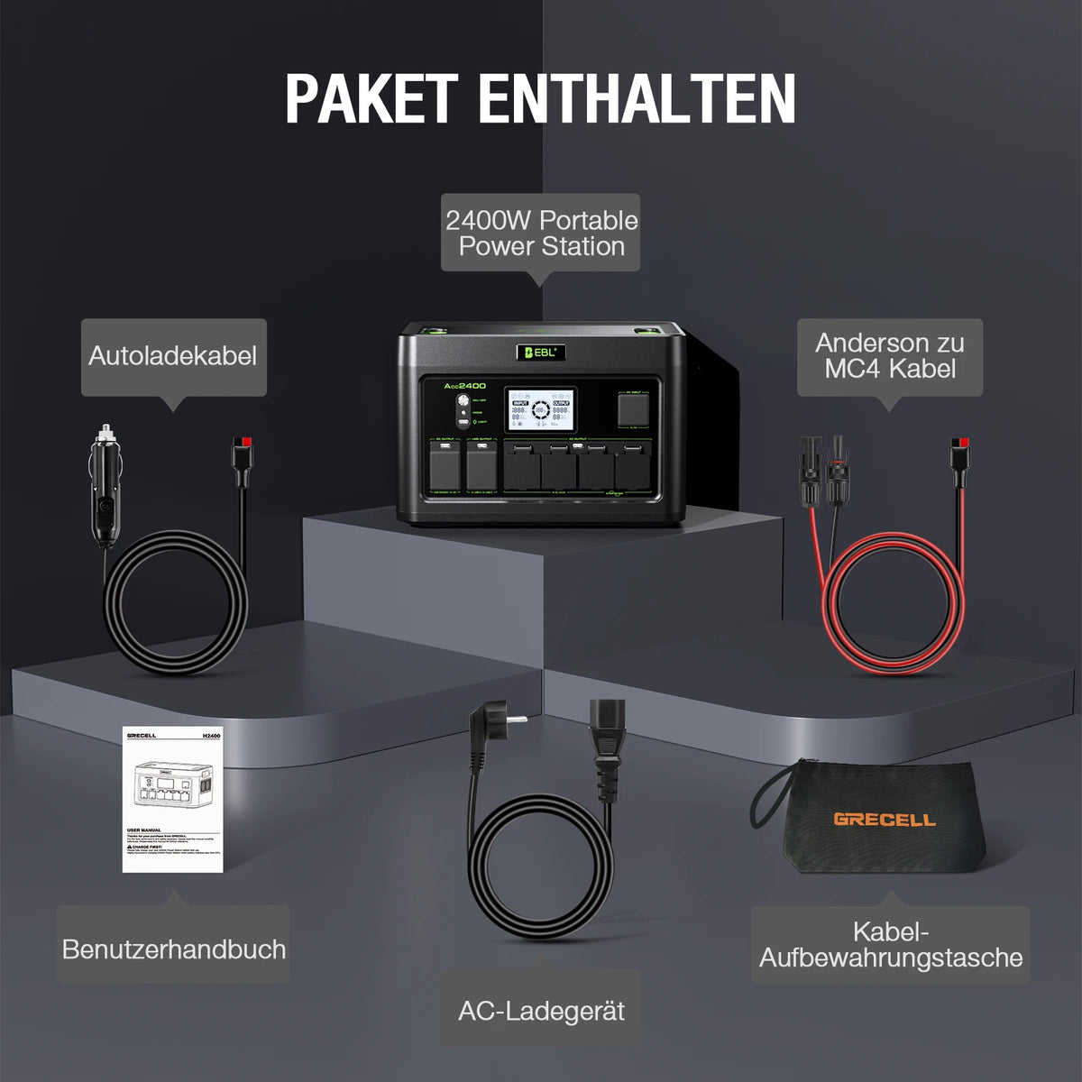 Portable Power Station Generator With Pure Sine Wave Output