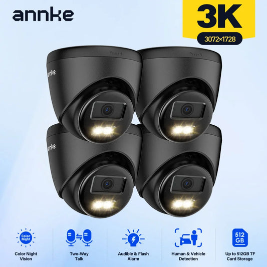 Annke Dual Light PoE Security Camera Two Way Audio IP67