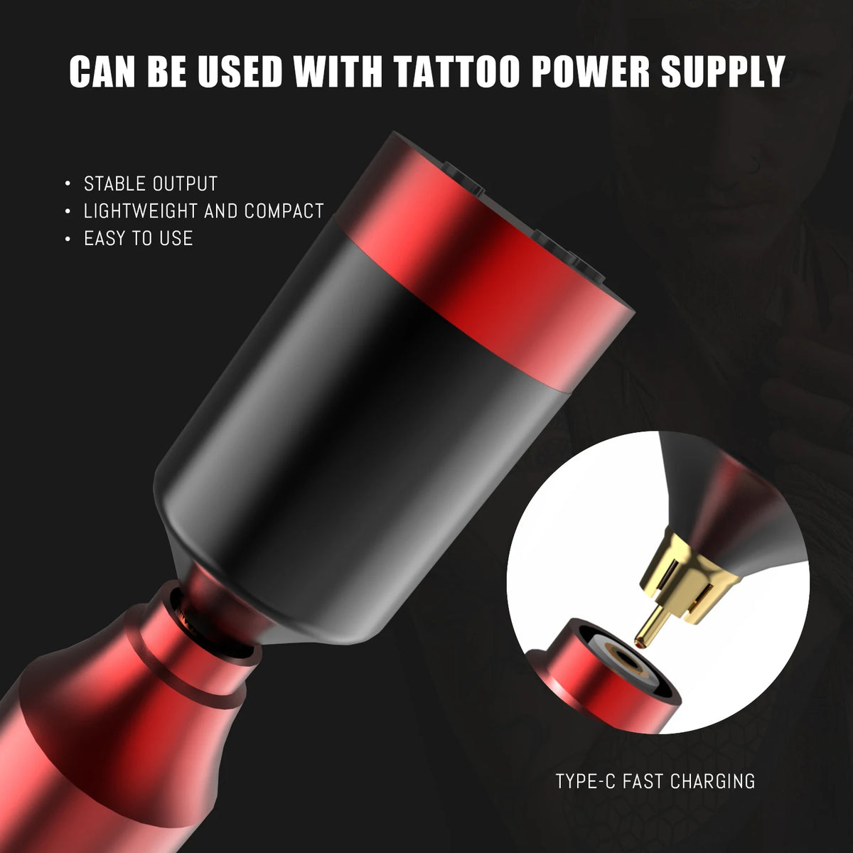 YILONG Rotary Tattoo Kit With Power Supply And Cartridge Needles