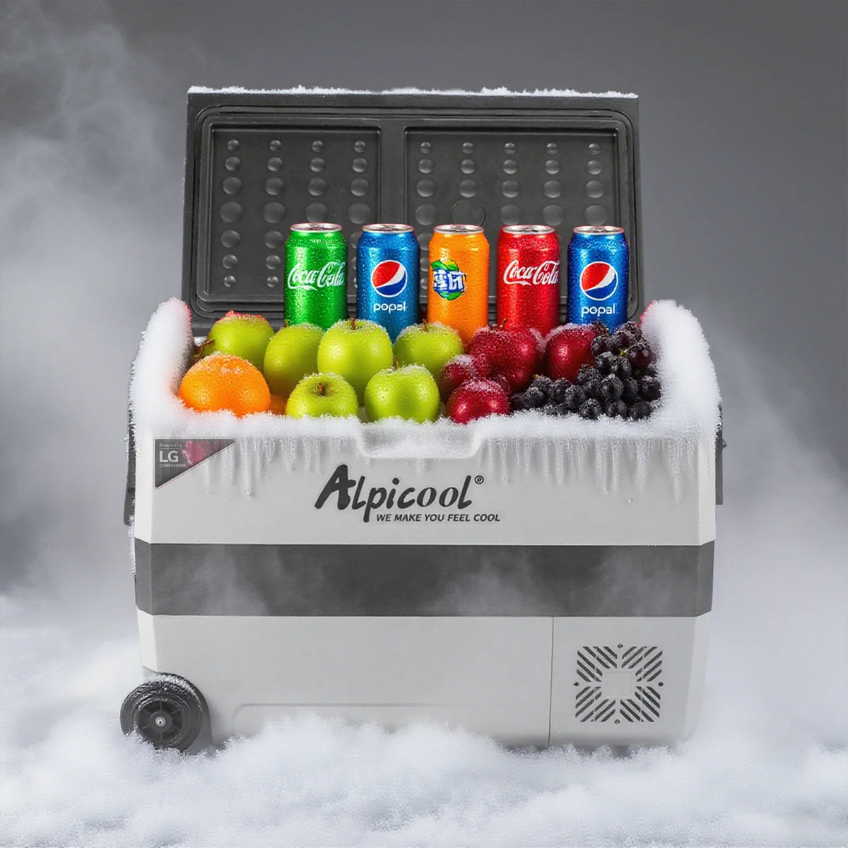 Alpicool Dual Temperature Portable Car Fridge Freezer for RVs and Trucks