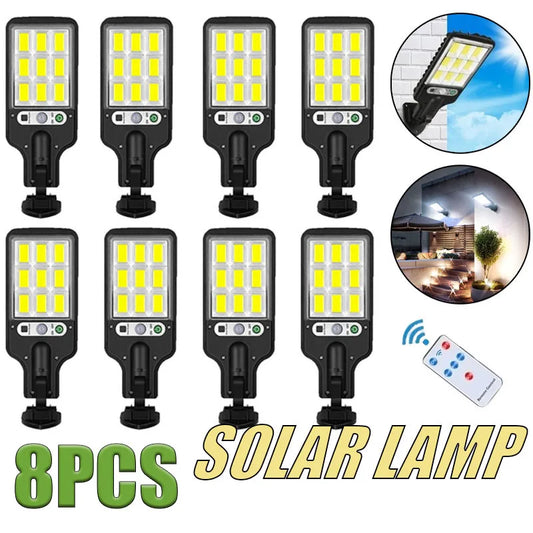 Outdoor Solar Garden Lights With Motion Sensor And Three Modes