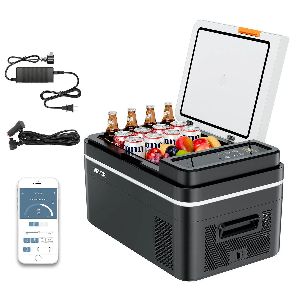 SucceBuy Portable Electric Compressor Car Refrigerator For Home Use