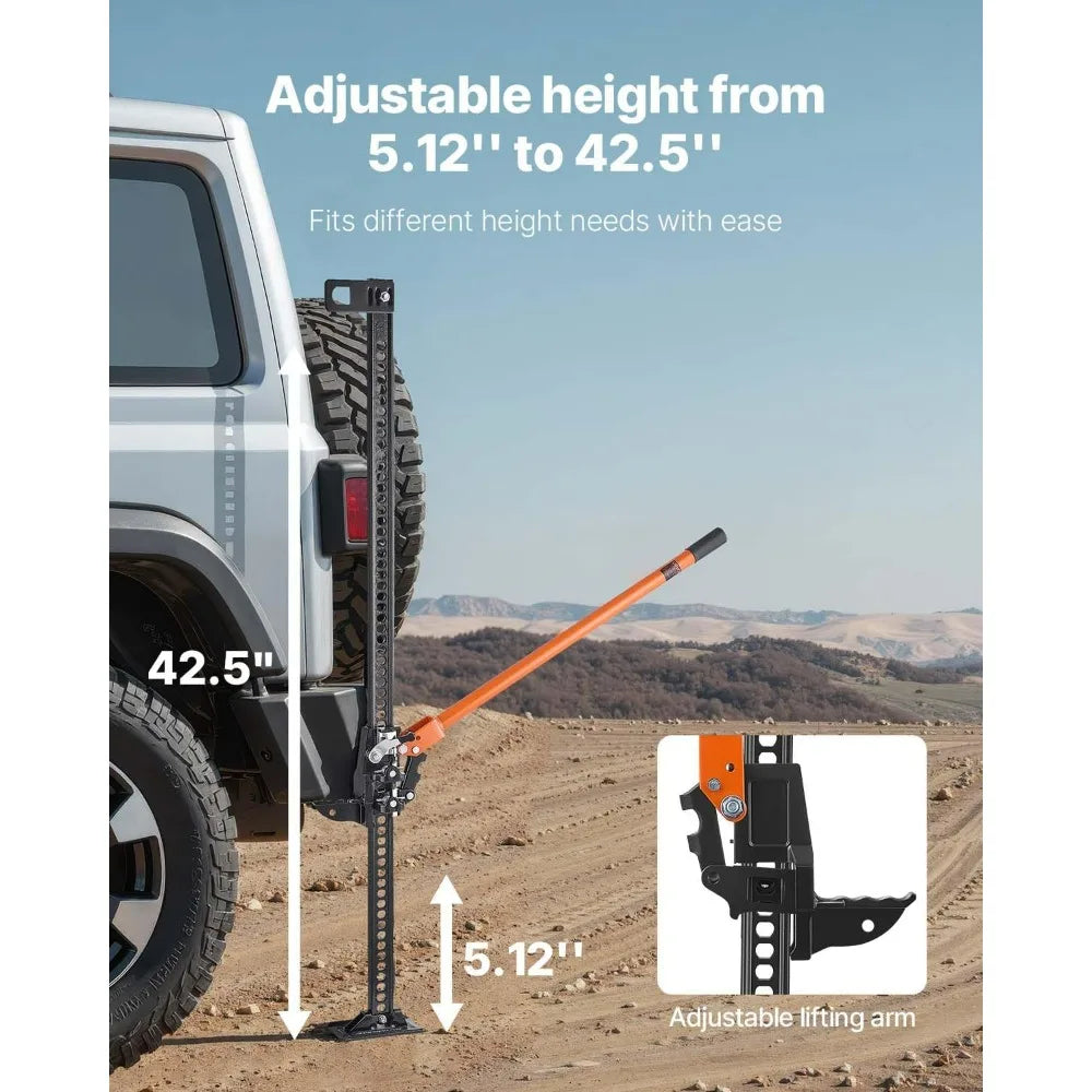 VEVOR 7000 Lbs Heavy Duty Ratcheting High Lift Jack