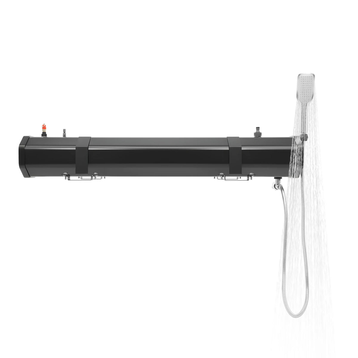 Portable Roof Mount Camping Shower System Solar Heated Water Tank