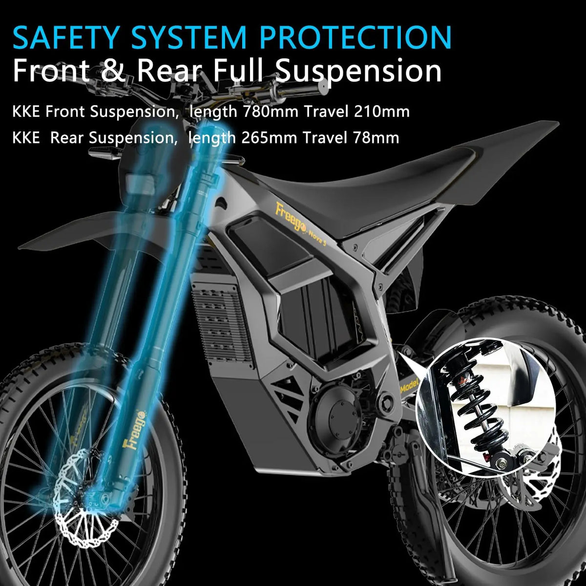 Freego N5 Pro Powerful Electric Dirt Bike Motorcycle