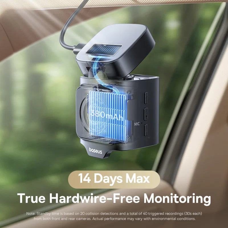 Baseus 4K Dash Cam With Sony STARVIS Night Vision GPS