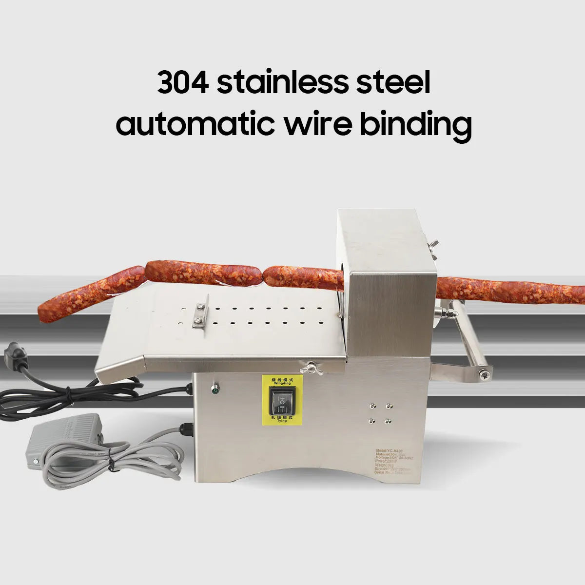 110V 200W Sausage Knotting Machine Automatic Electric Sausage Twist Tying Machine
