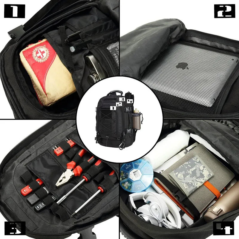 LQARMY Waterproof Military Tactical Backpack For Outdoor Adventures