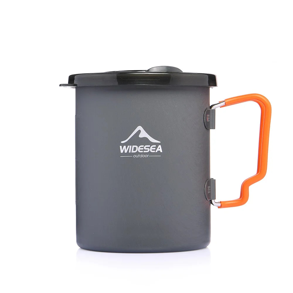 Widesea Camping Coffee Pot Set With French Press And Bowls