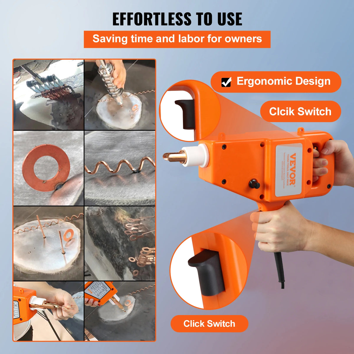 SucceBuy Stud Welder Kit for Automotive Dent Pulling and Repair