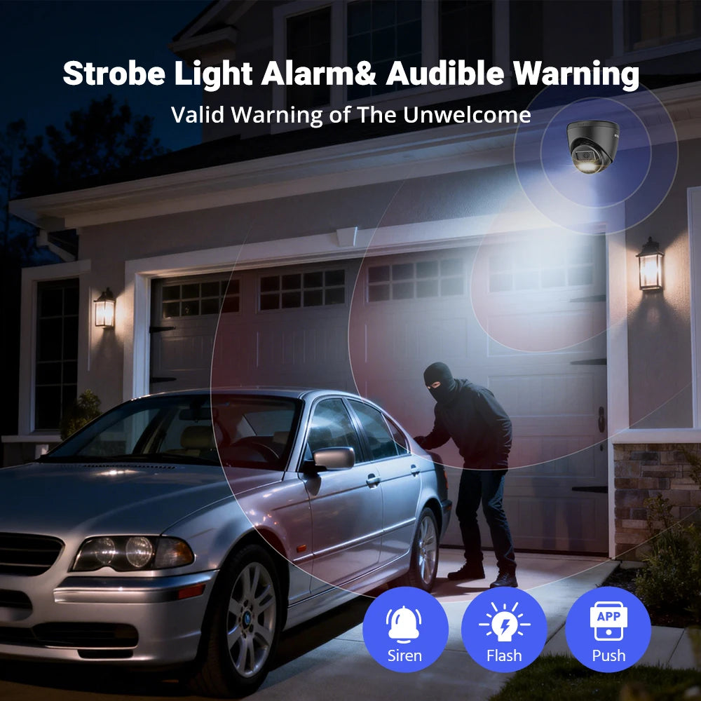 Annke Dual Light PoE Security Camera Two Way Audio IP67