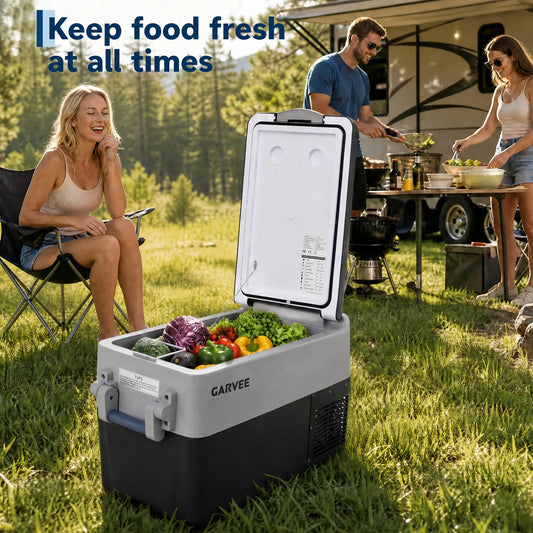 Studyset Dual Zone Portable Car Refrigerator With App Control