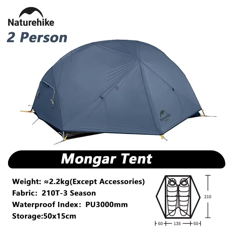 Naturehike Mongar Ultralight Waterproof Camping And Backpacking Tent