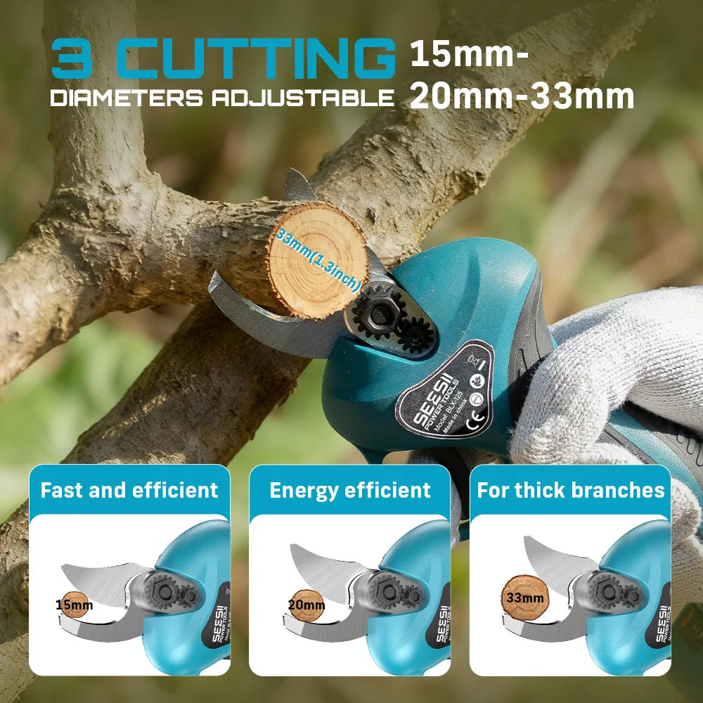 Seesii 3In1 Cordless Brushless Electric Scissors And Handheld Saw