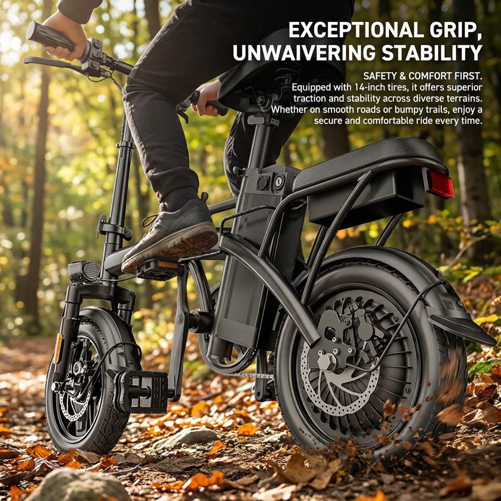 G11 Folding Electric Bike With 500W Motor And 48V Battery