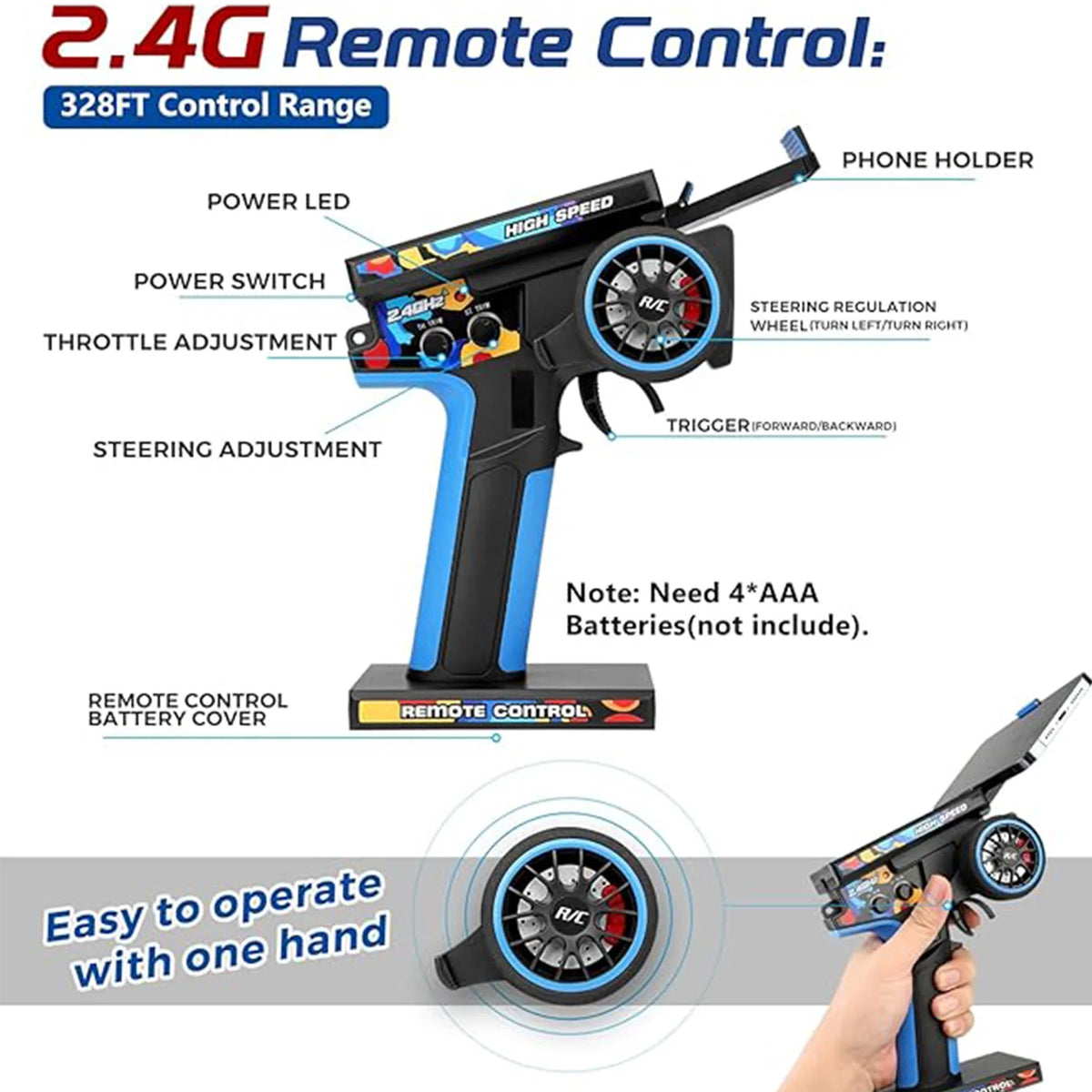 WLtoys 124017 Brushless Remote Control Off Road RC Car for Adults