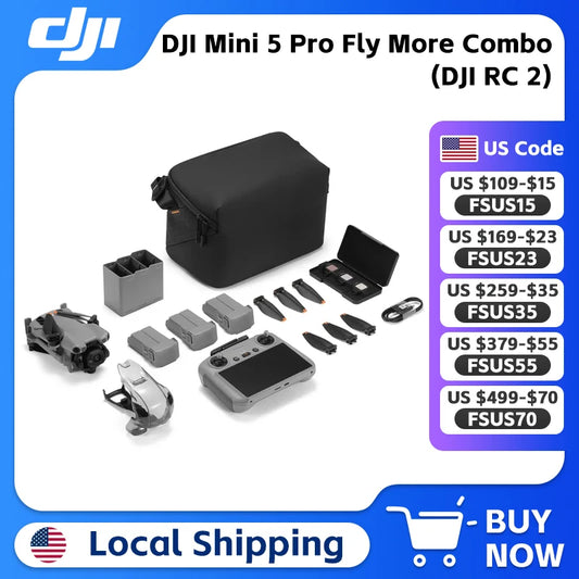DJI Mini 5 Pro Fly More Combo 4K Aerial Photography
