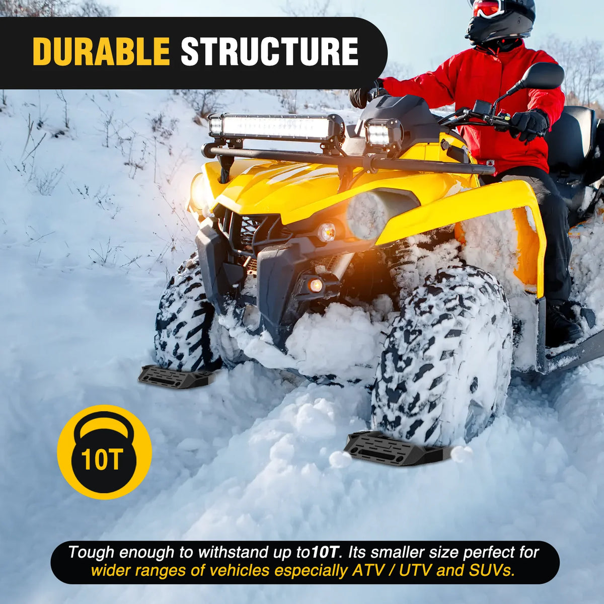 Nilight Offroad Recovery Traction Boards For Mud Sand And Snow