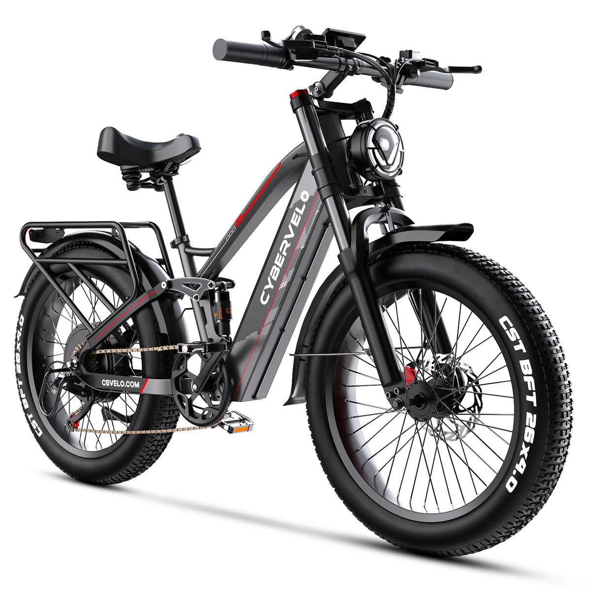 Cybervelo 5000W Peak Fat Tire All Terrain Electric Bike