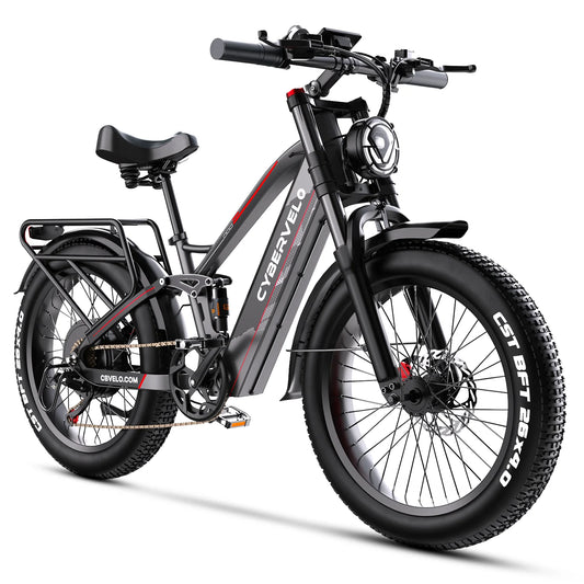 Cybervelo 5000W Peak Fat Tire All Terrain Electric Bike