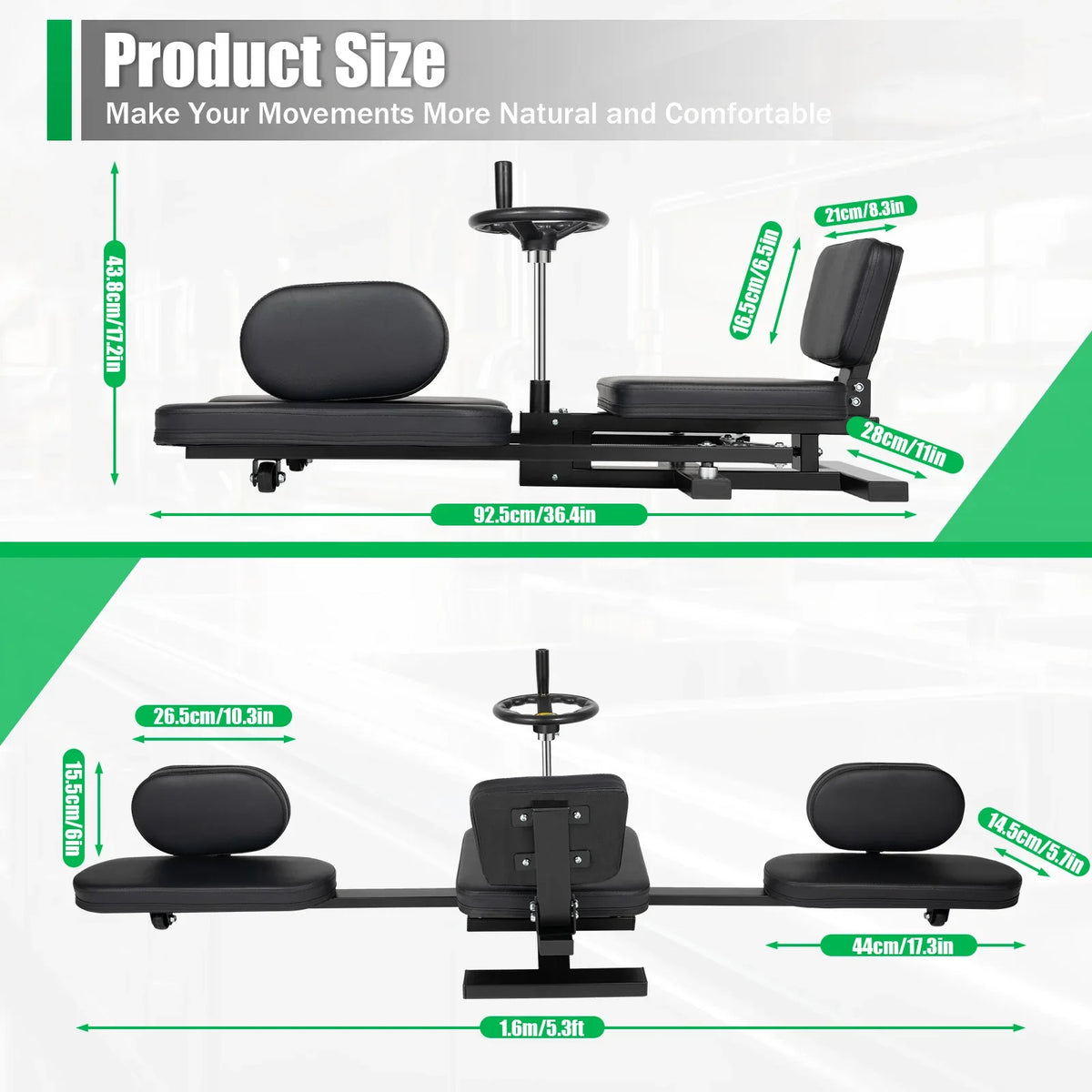 Heavy Duty Three Bar Leg Stretcher for Flexibility