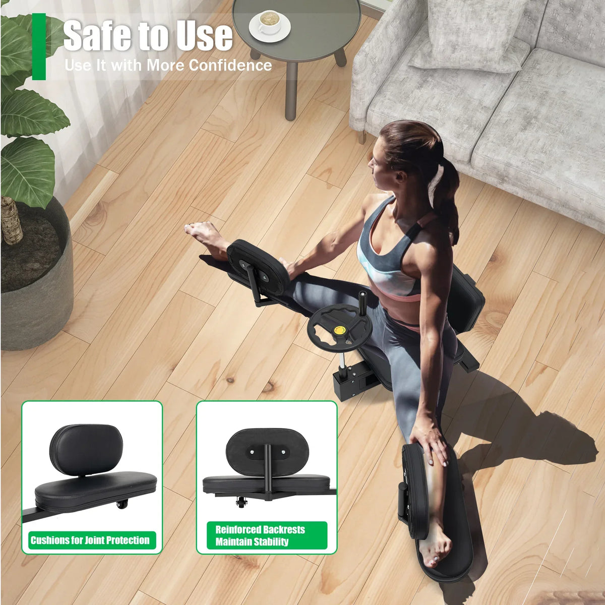 Heavy Duty Three Bar Leg Stretcher for Flexibility