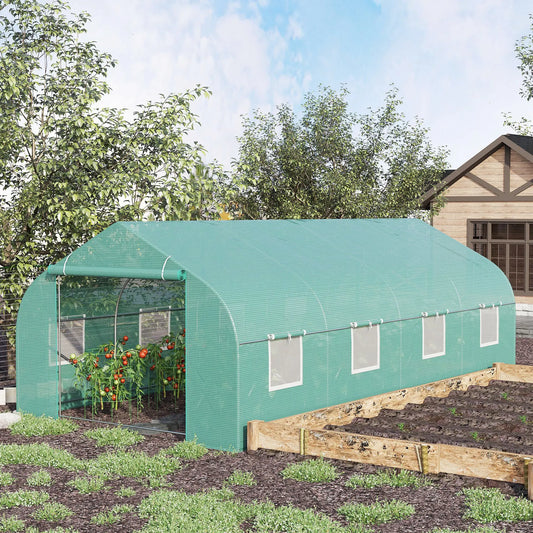 Outsunny Walk In Garden Greenhouse Plant Protection Shelter