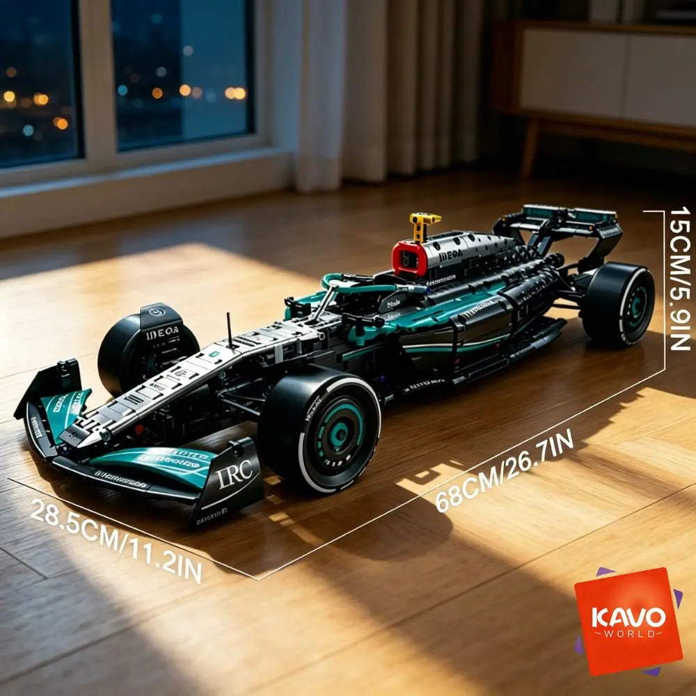 KAVOWORLD Drift Racing Car Building Blocks With Steering