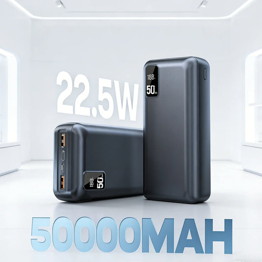 Hganus Fast Charging Power Bank With Digital Display Portable Charger
