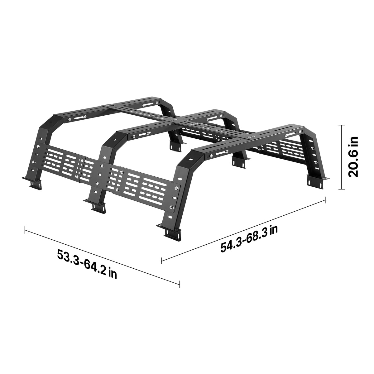 SucceBuy Durable Overland Truck Bed Rack Featuring 900 Lbs Capacity