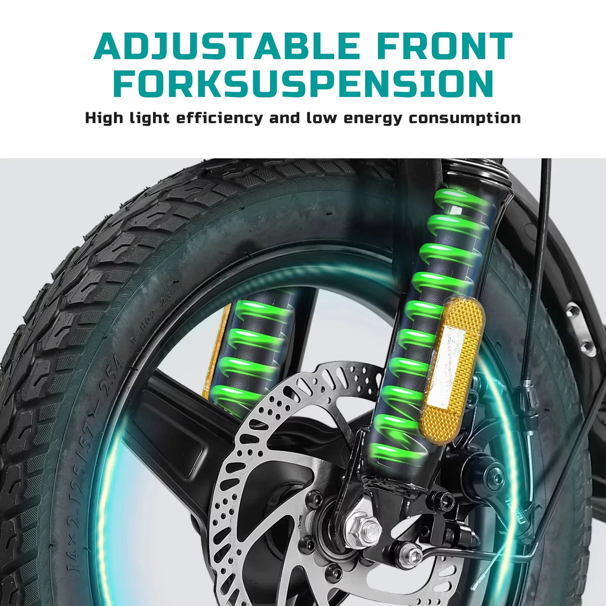 Terrosor Folding Electric Bicycle With 500W Motor And Detachable Battery
