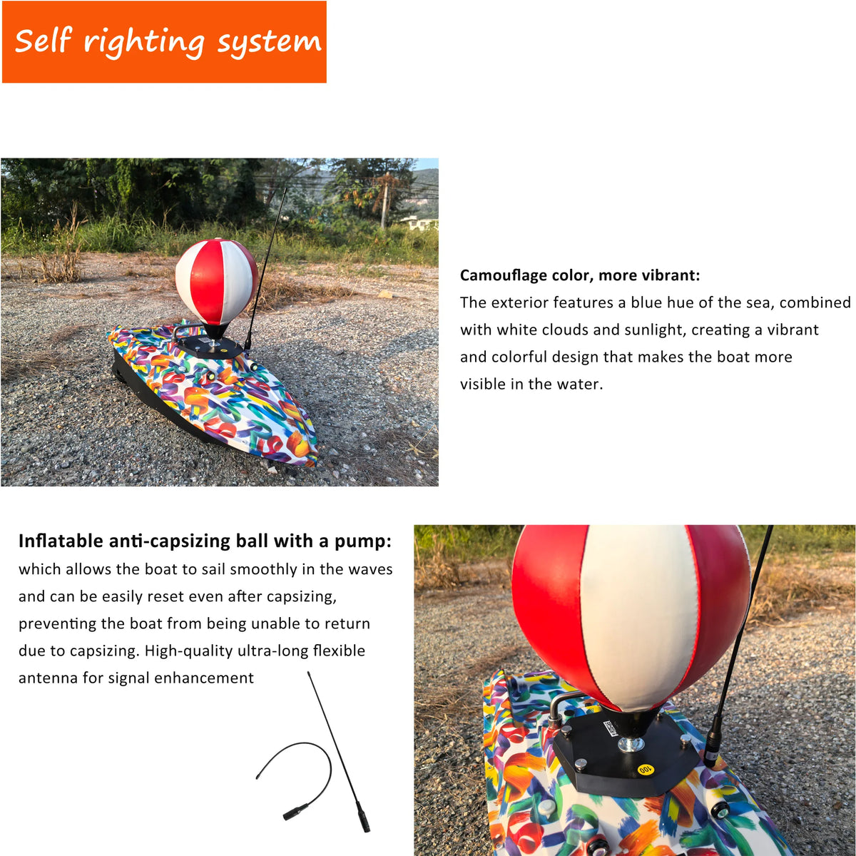 CreSea Surf Caster Pro RC Bait Boat With Brushless Motor