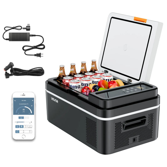 SucceBuy Portable Car Refrigerator Electric Compressor Freezer