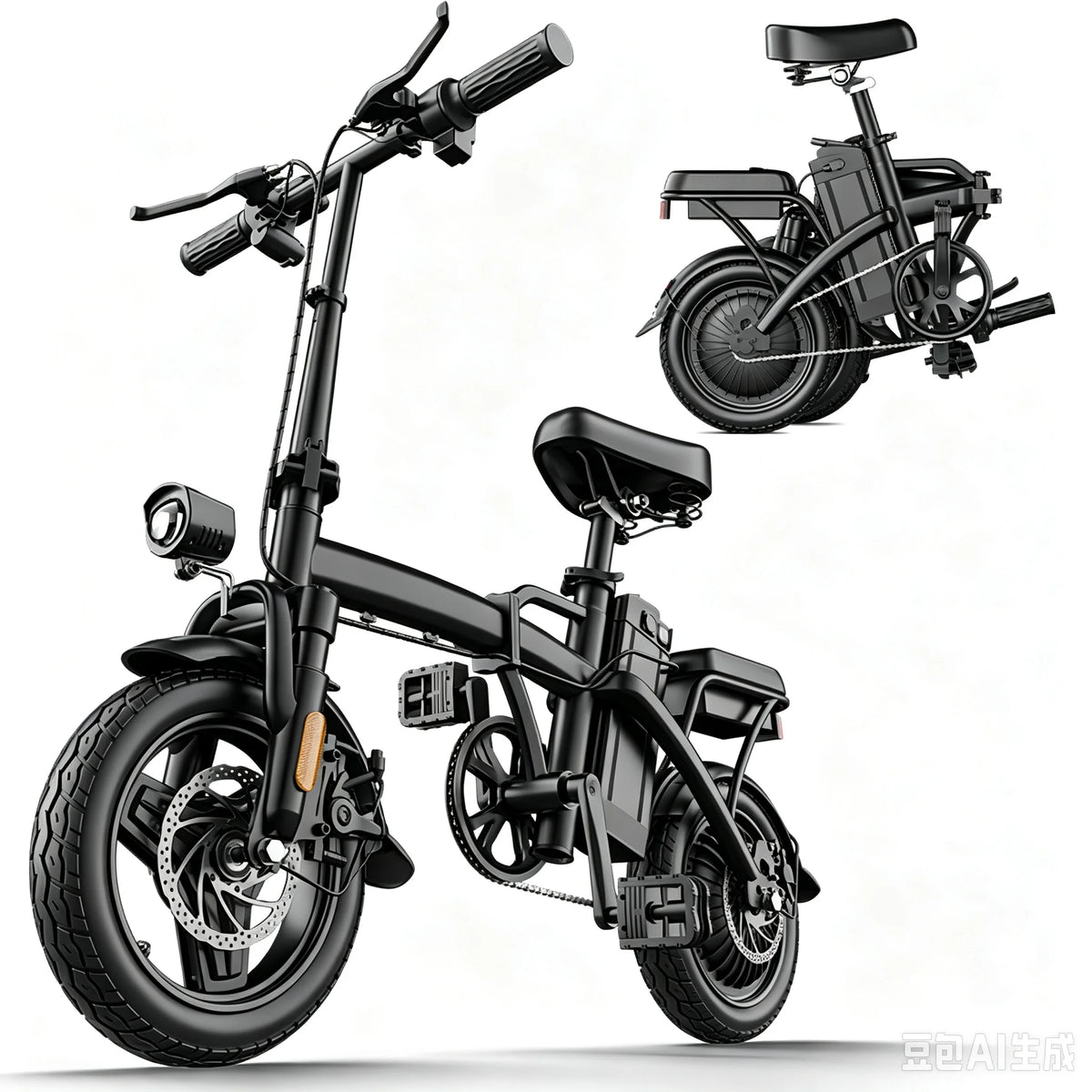 G11 Folding Electric Bike With 500W Motor And 48V Battery