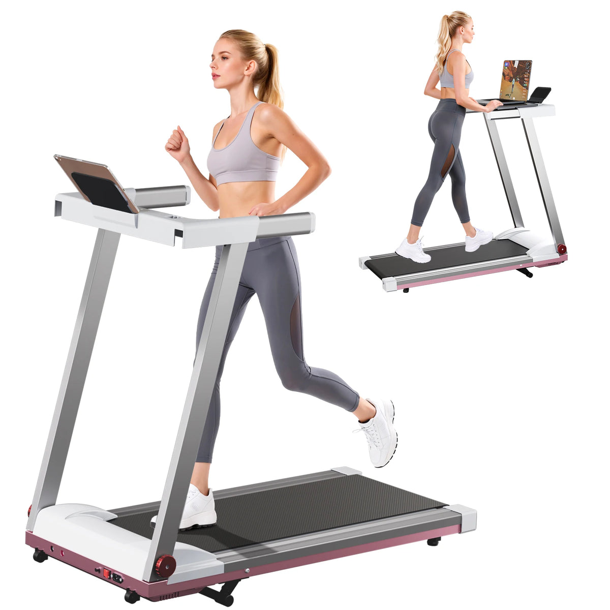 Superun 4 In 1 Folding Treadmill With Incline For Home