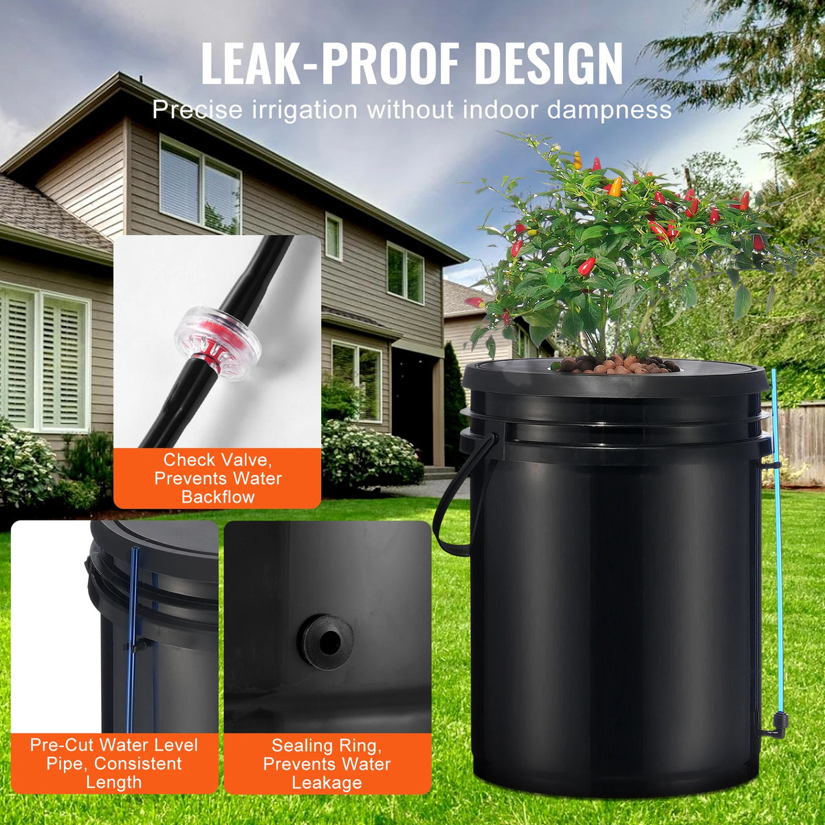 SucceBuy Deep Water Culture Hydroponic Growing System Kit