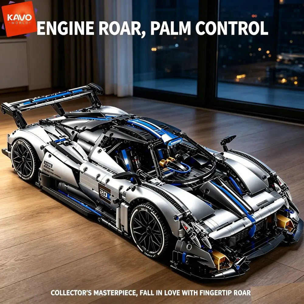KAVOWORLD Supercar Building Blocks Set 3526 Pieces STEM Construction Model