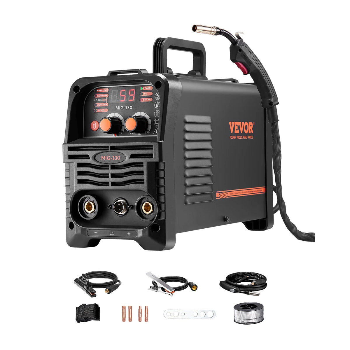 SucceBuy 130 Amp MIG Welder With IGBT Inverter Technology