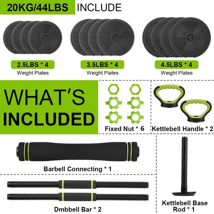 TWISTER.CK Adjustable Dumbbell Set For Home Strength Training