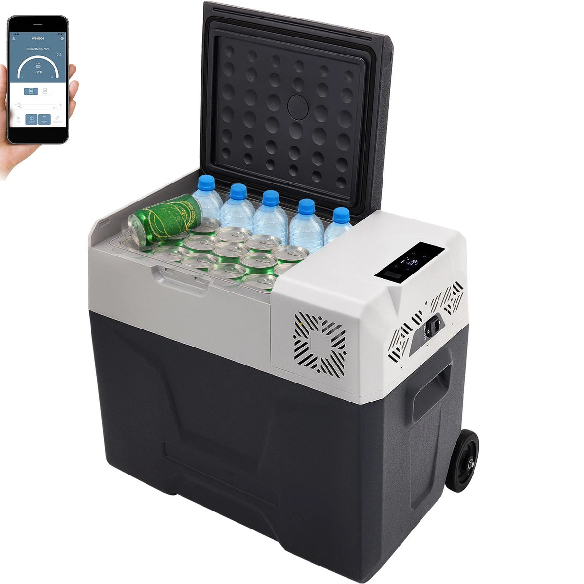 SucceBuy Portable Car Refrigerator Electric Compressor Freezer