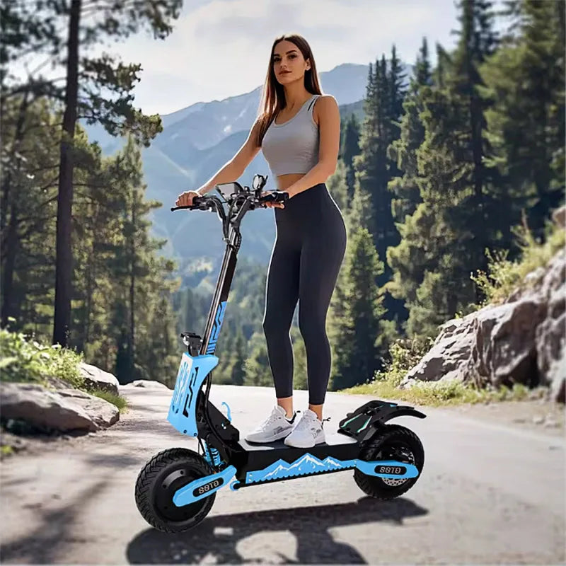 Arwibon 5600W Adult Electric Scooter Dual Motor Folding