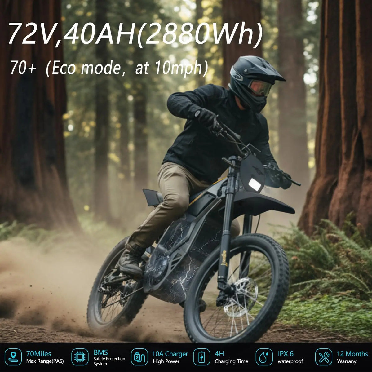 Freego N5 Pro Powerful Electric Dirt Bike Motorcycle